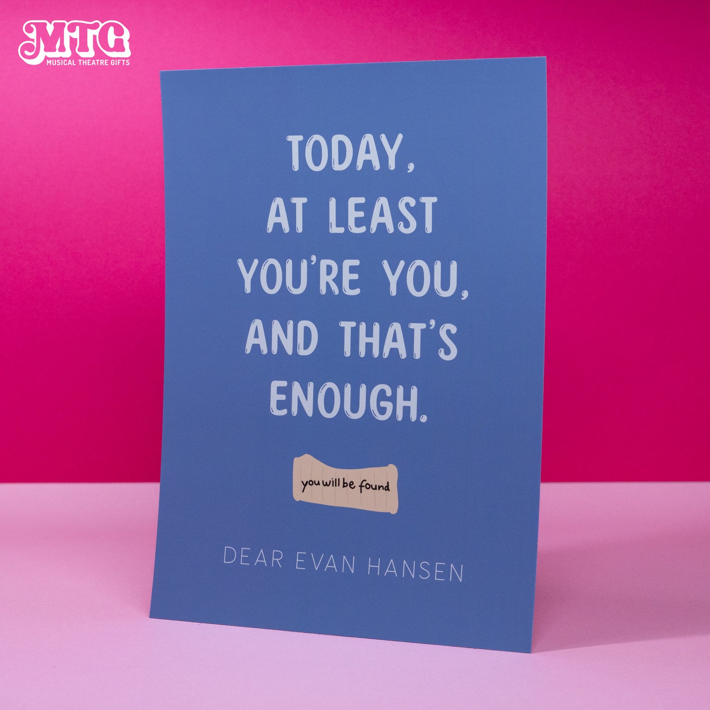 A5 Inspirational Musical Theatre Quote Prints