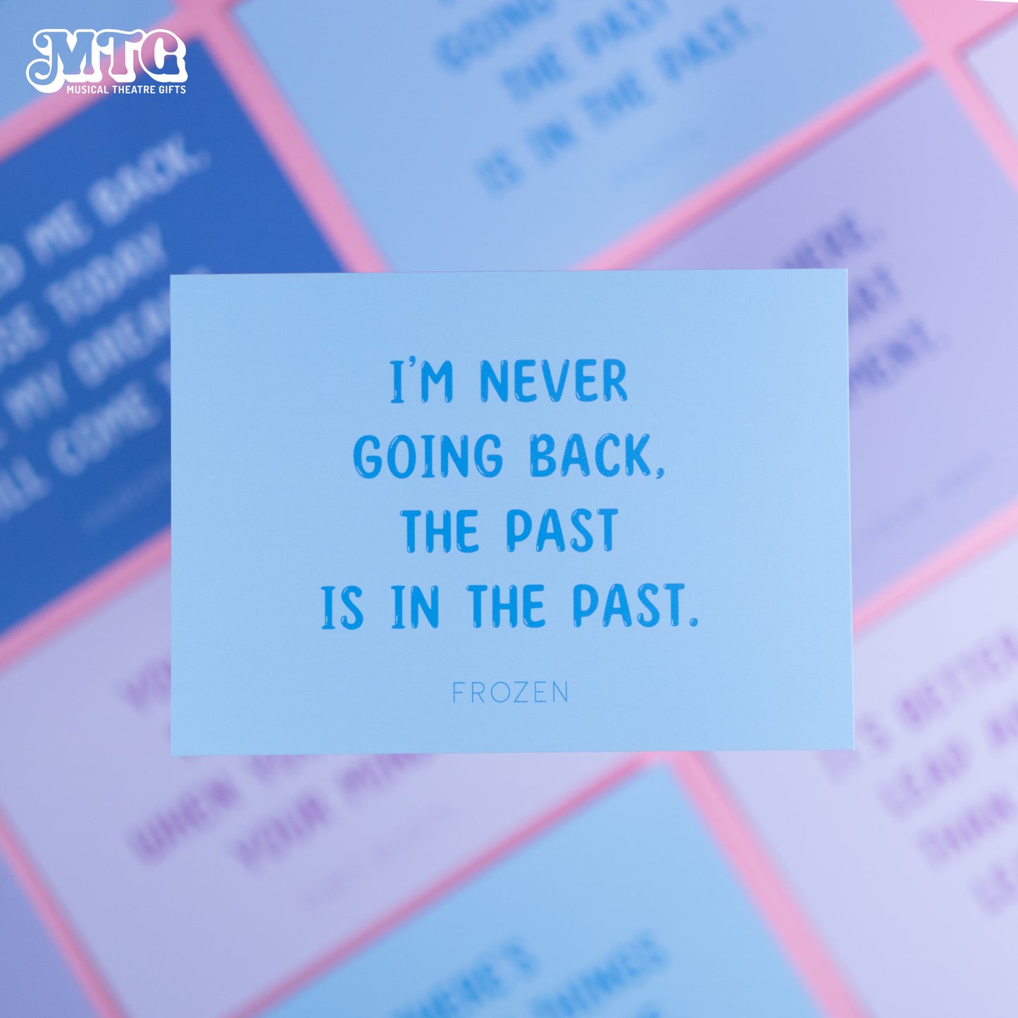 A6 Inspirational Musical Theatre Quote Postcards