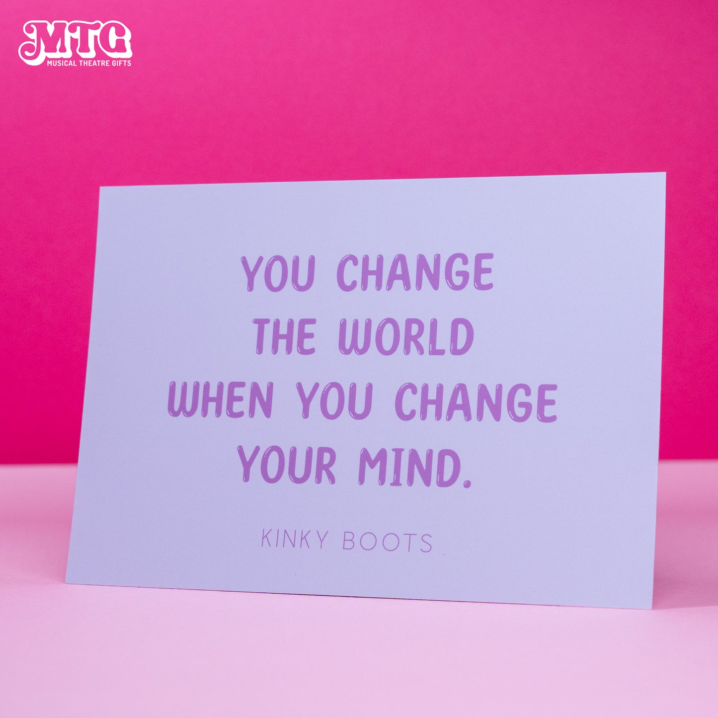 A6 Inspirational Musical Theatre Quote Postcards