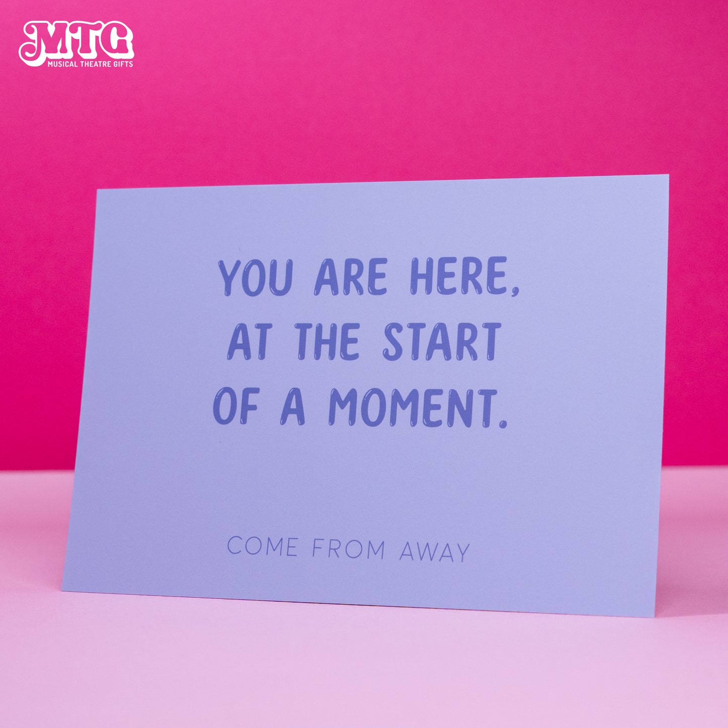 A6 Inspirational Musical Theatre Quote Postcards