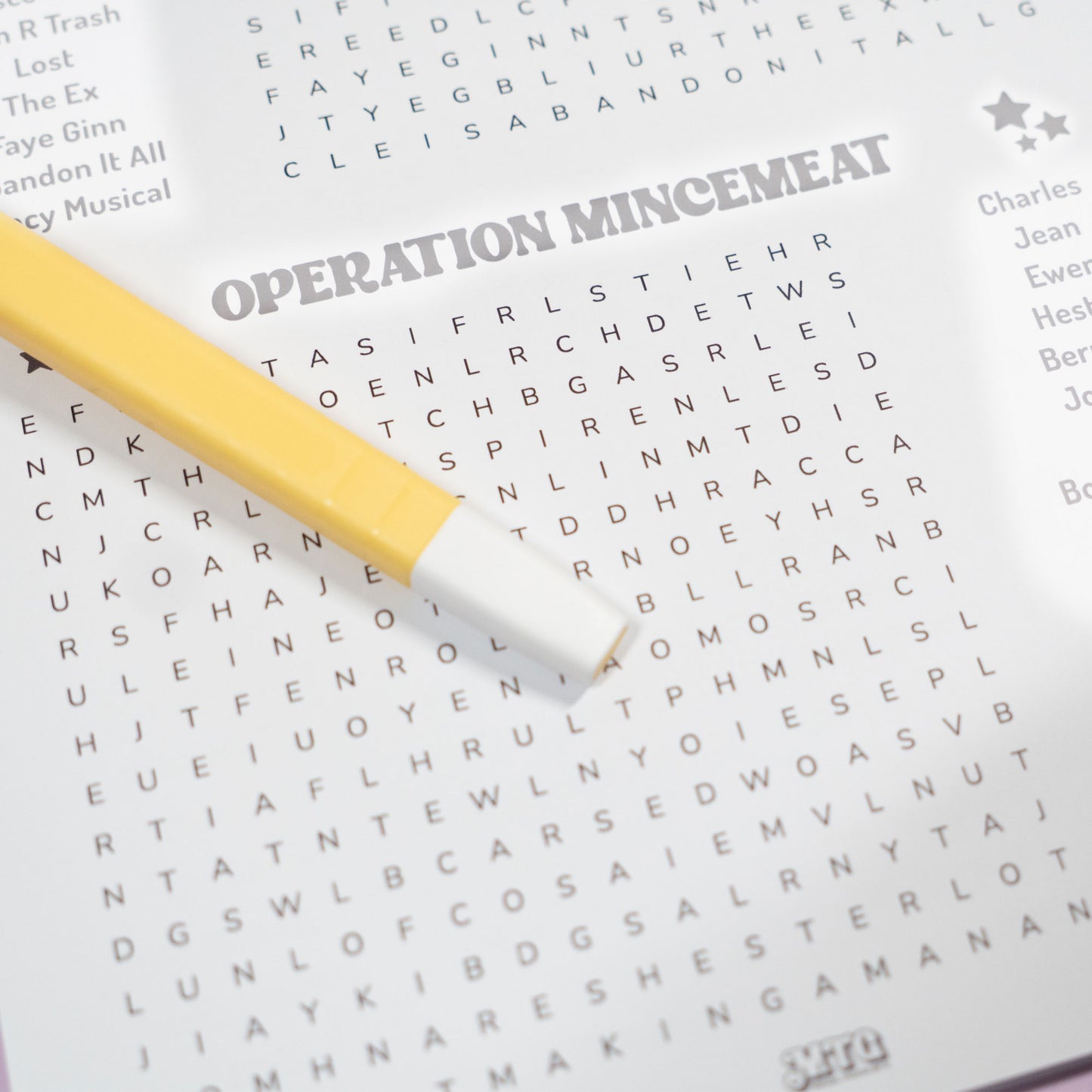 Musical Theatre Wordsearch Book – 50 Puzzles | A4 Wirebound Puzzle Book | Perfect Gift for Stagey Fans
