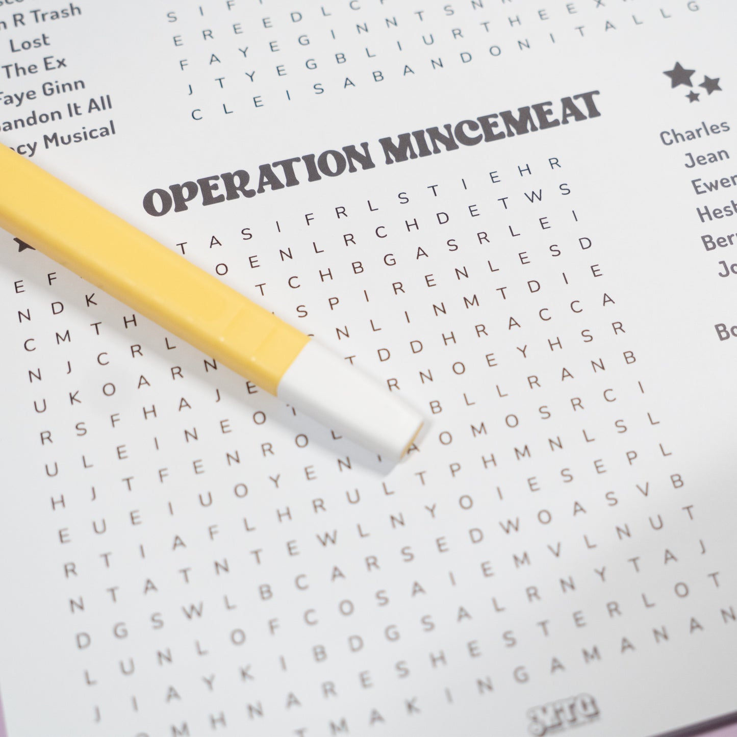 Musical Theatre Wordsearch Book – 50 Puzzles | A4 Wirebound Puzzle Book | Perfect Gift for Stagey Fans