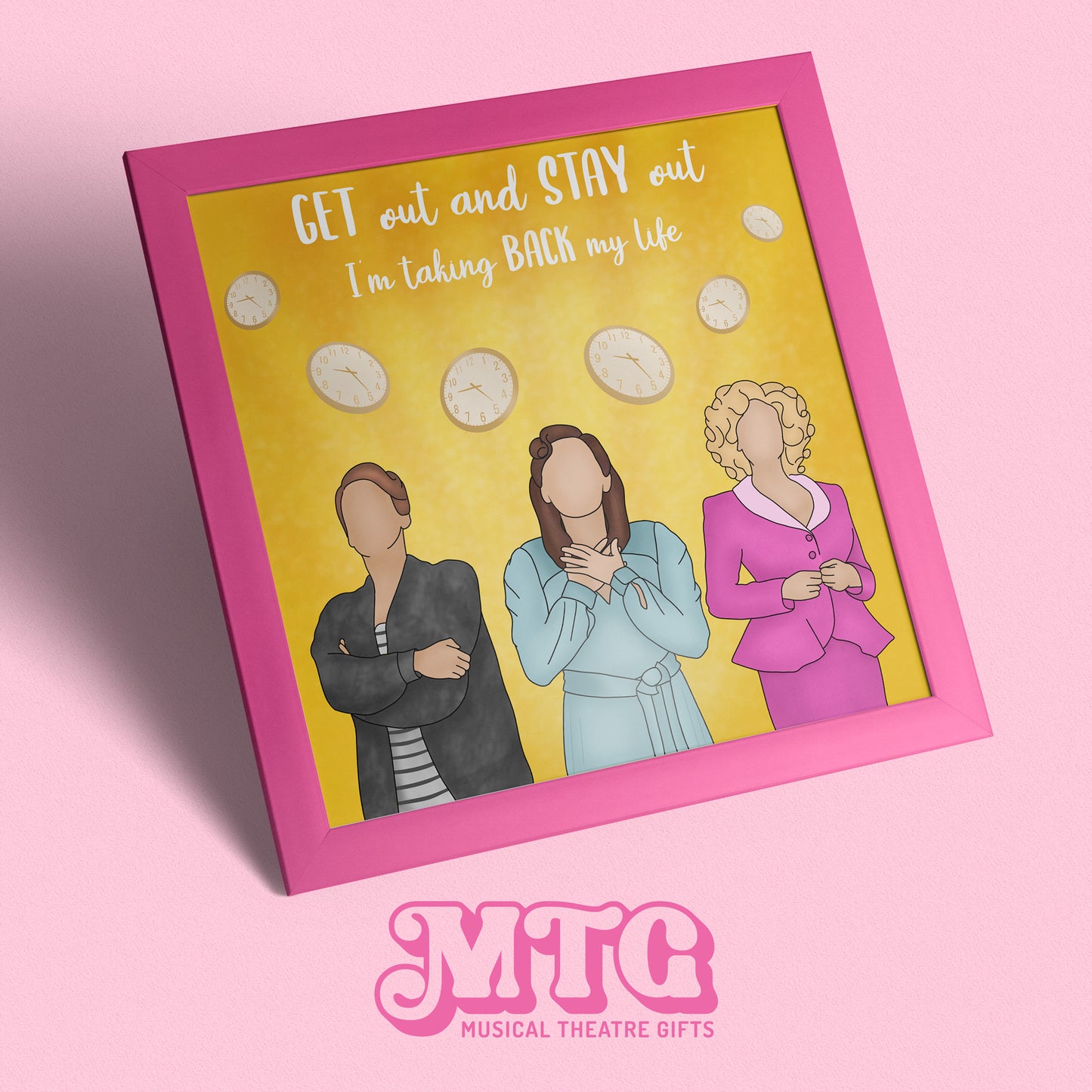 9 to 5 the Musical Theatre Print Gift