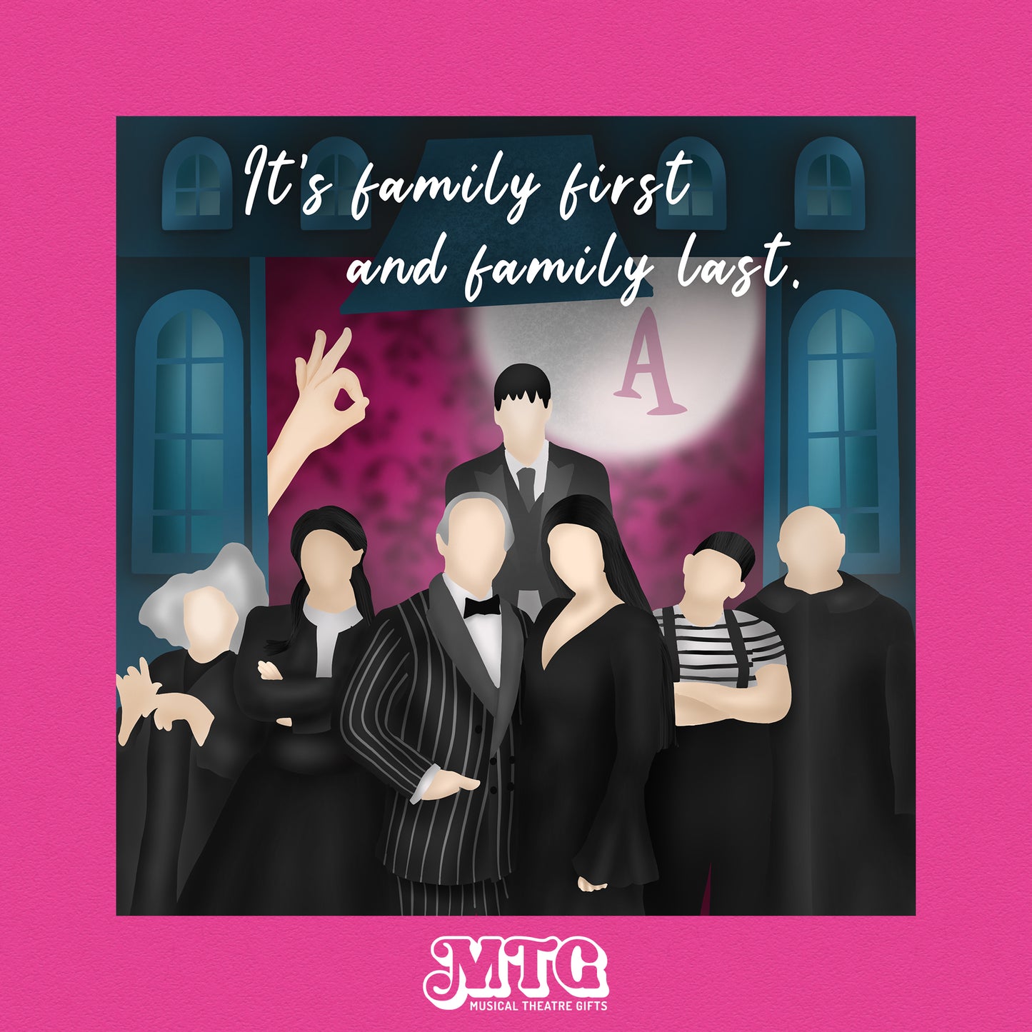 The Addams Family - Musical Theatre Print Gift