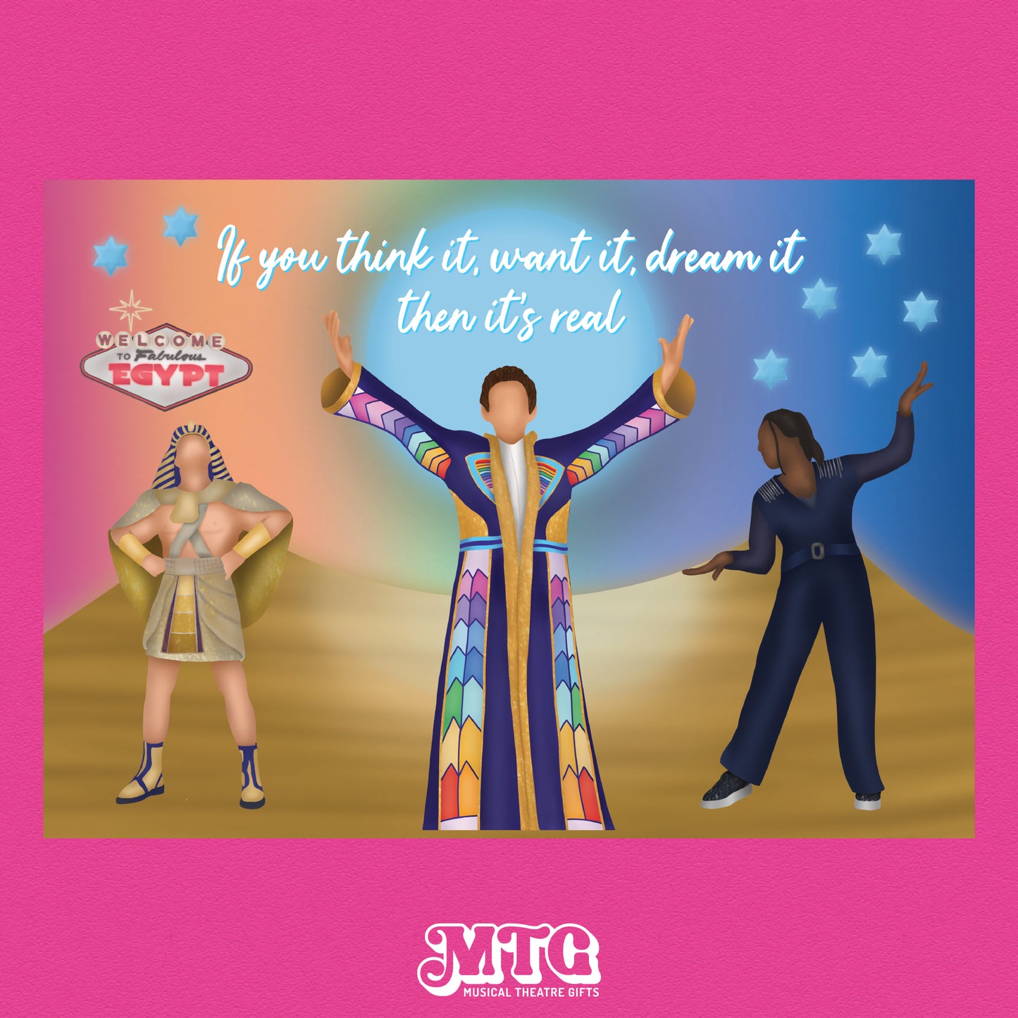 A4 Joseph and the Amazing Technicolour Dreamcoat Musical Theatre Print