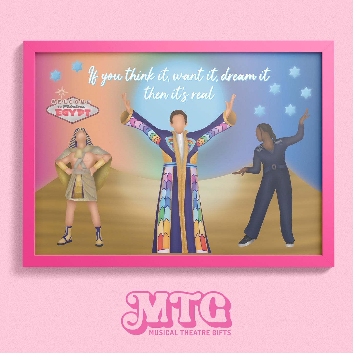 A4 Joseph and the Amazing Technicolour Dreamcoat Musical Theatre Print
