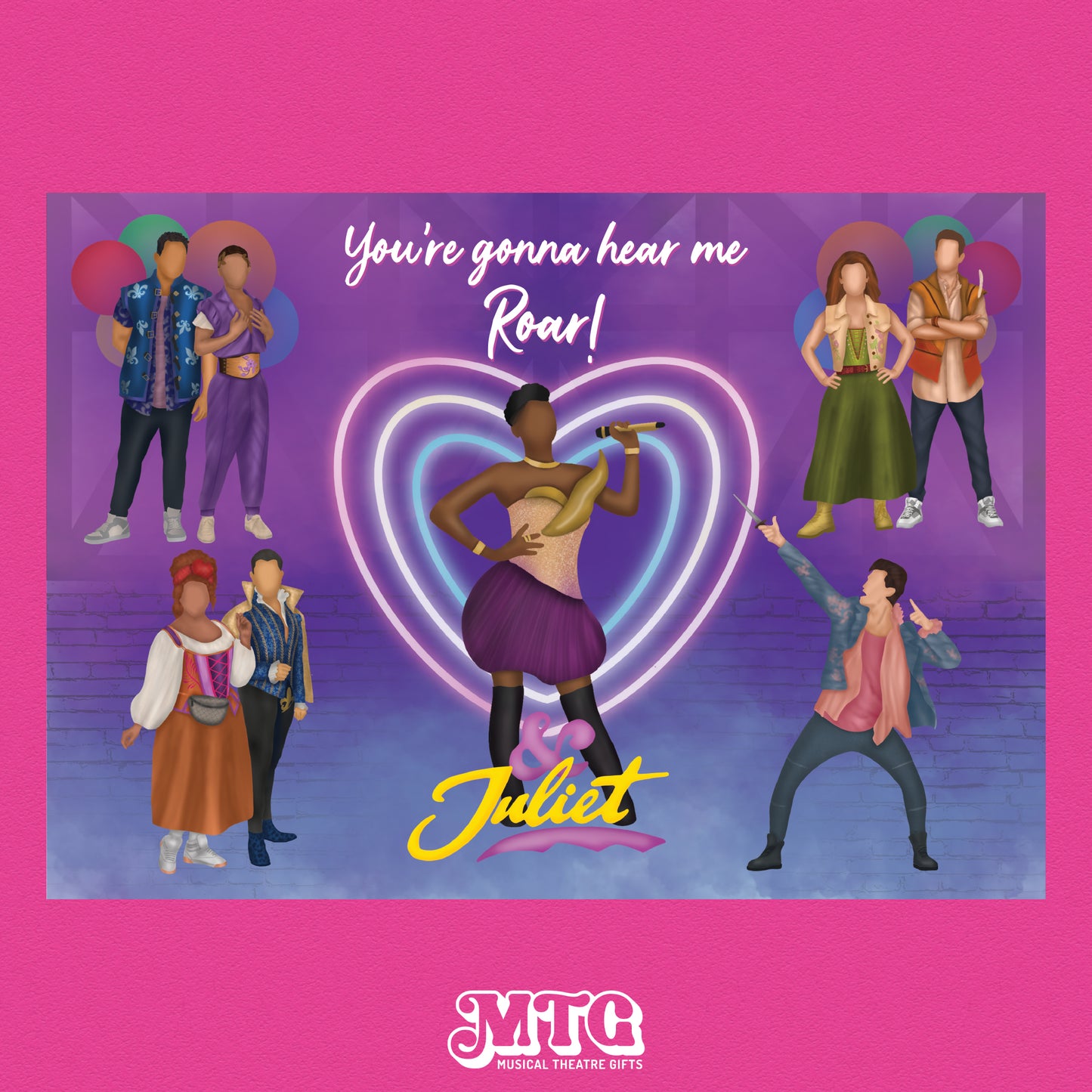A4 & Juliet the Musical Theatre Print
