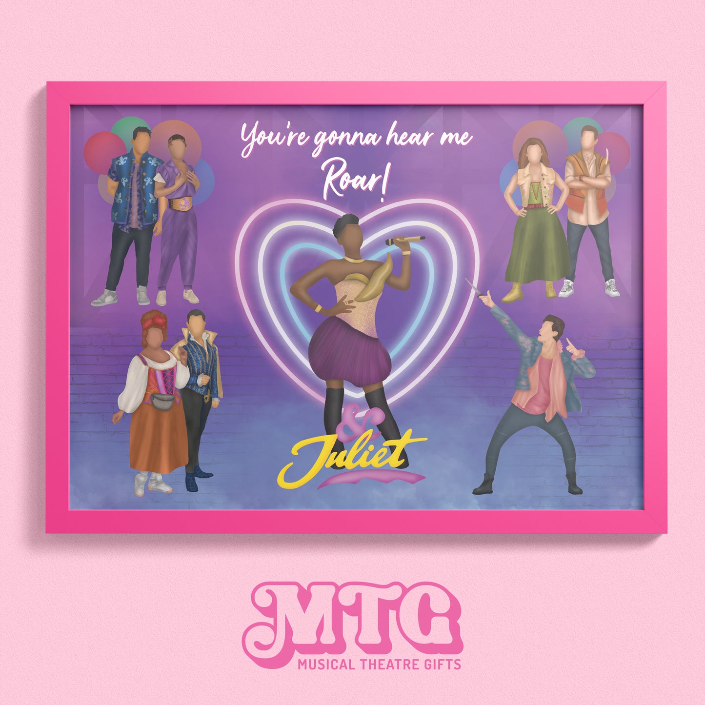 A4 & Juliet the Musical Theatre Print