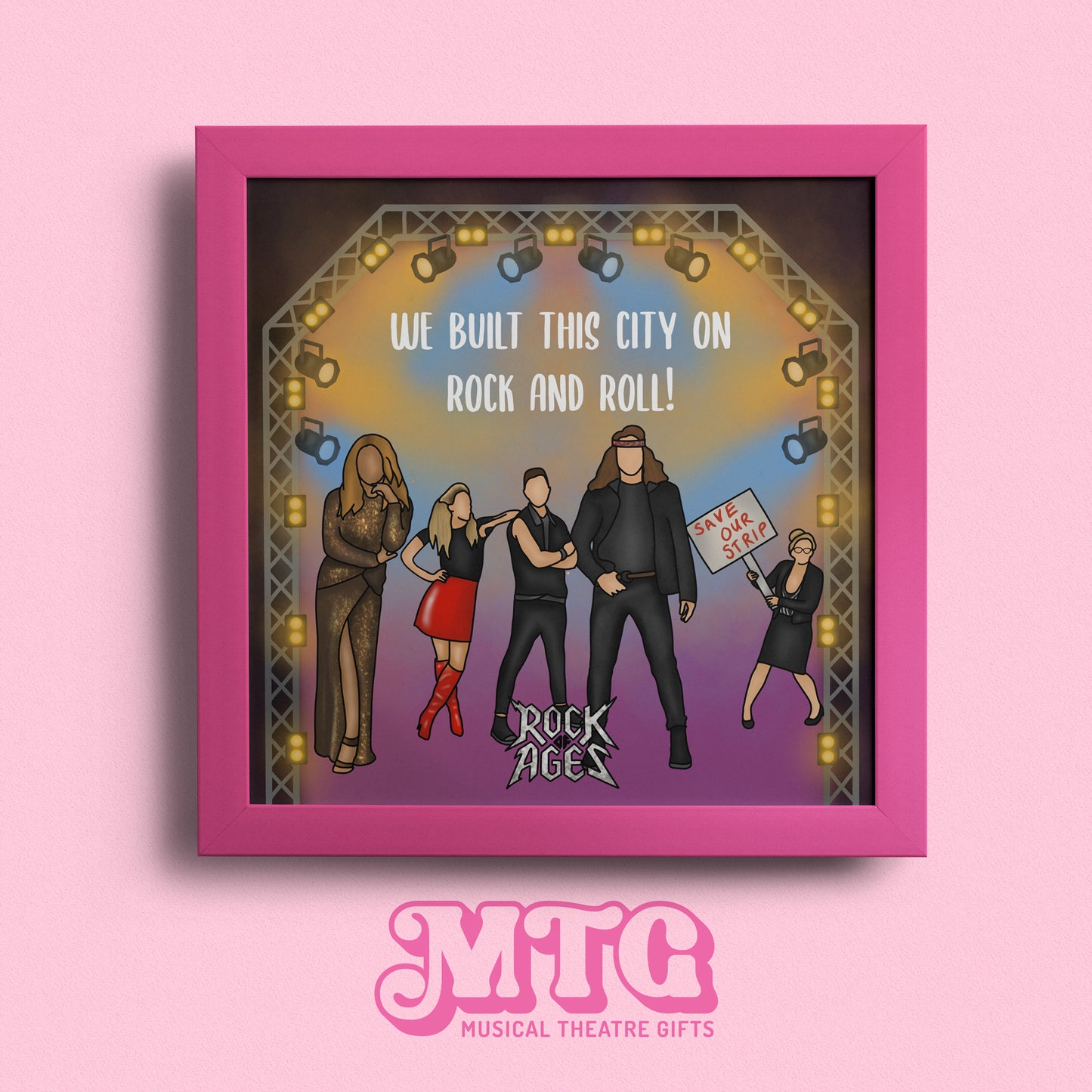 Rock of Ages - Musical Theatre Print Gift