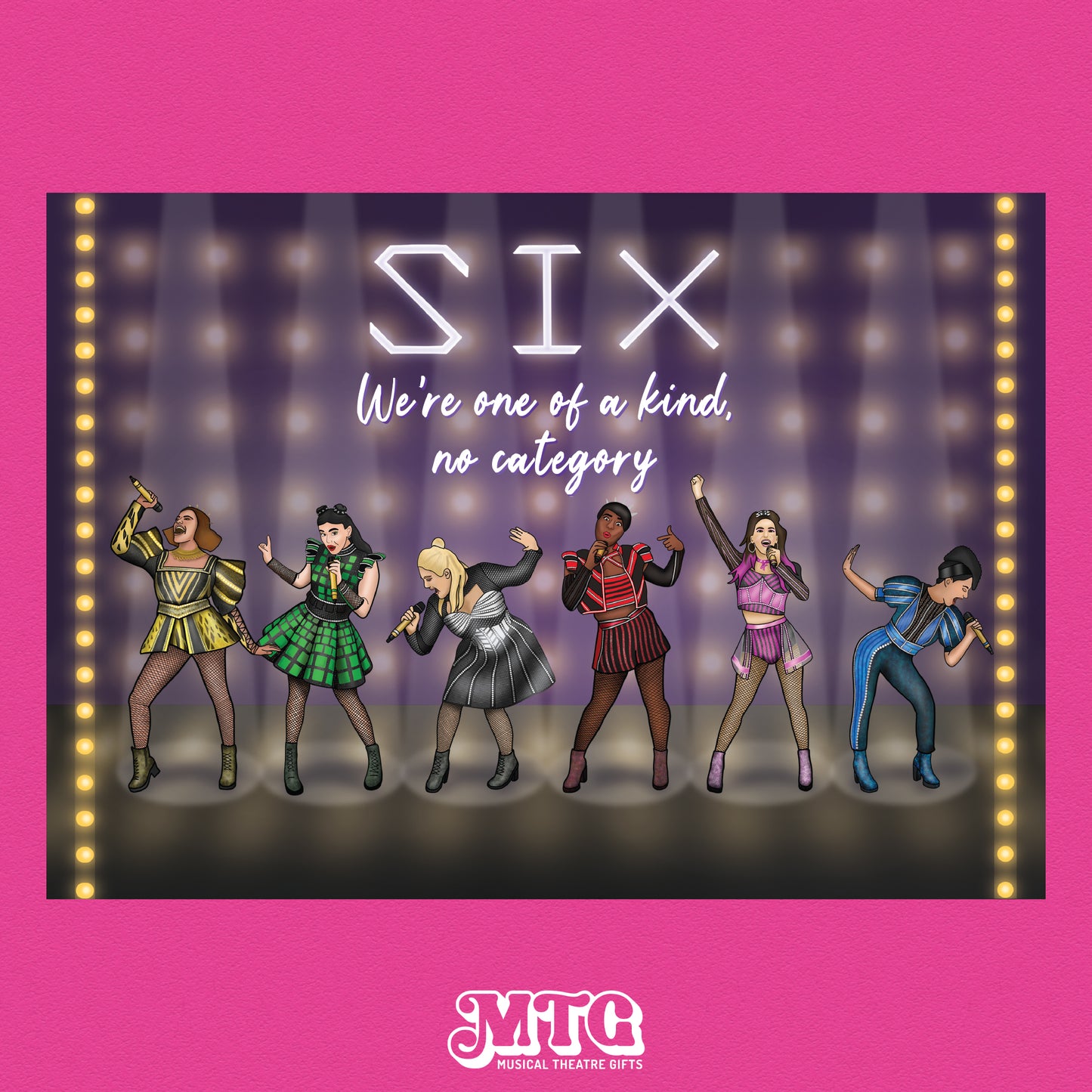 A4 Six the Musical Theatre Print