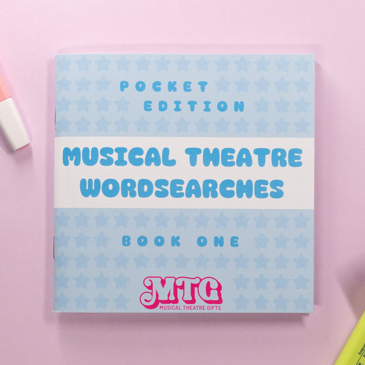Musical Theatre Wordsearch Book | Travel Edition