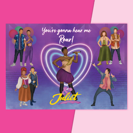 A4 & Juliet the Musical Theatre Print