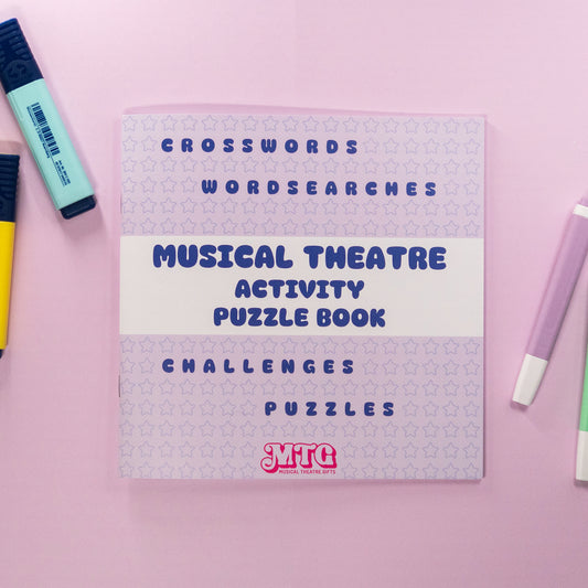 musical theatre activity puzzle book