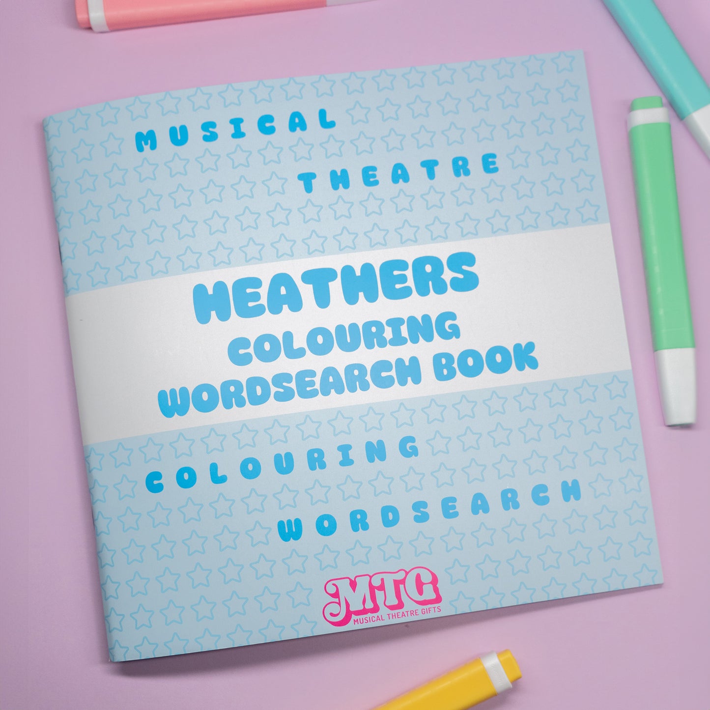 Musical Theatre Colouring Wordsearch 4 Book Bundle