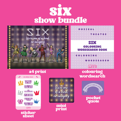 Six the Musical Theatre gift bundle