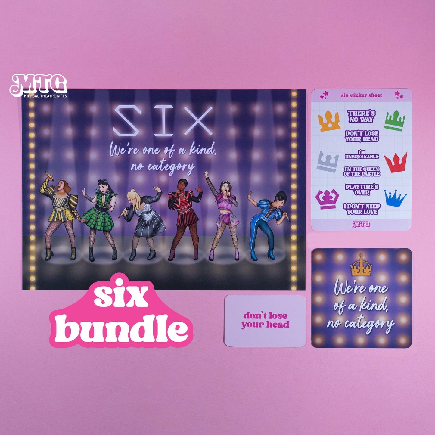 Six the Musical Theatre gift bundle