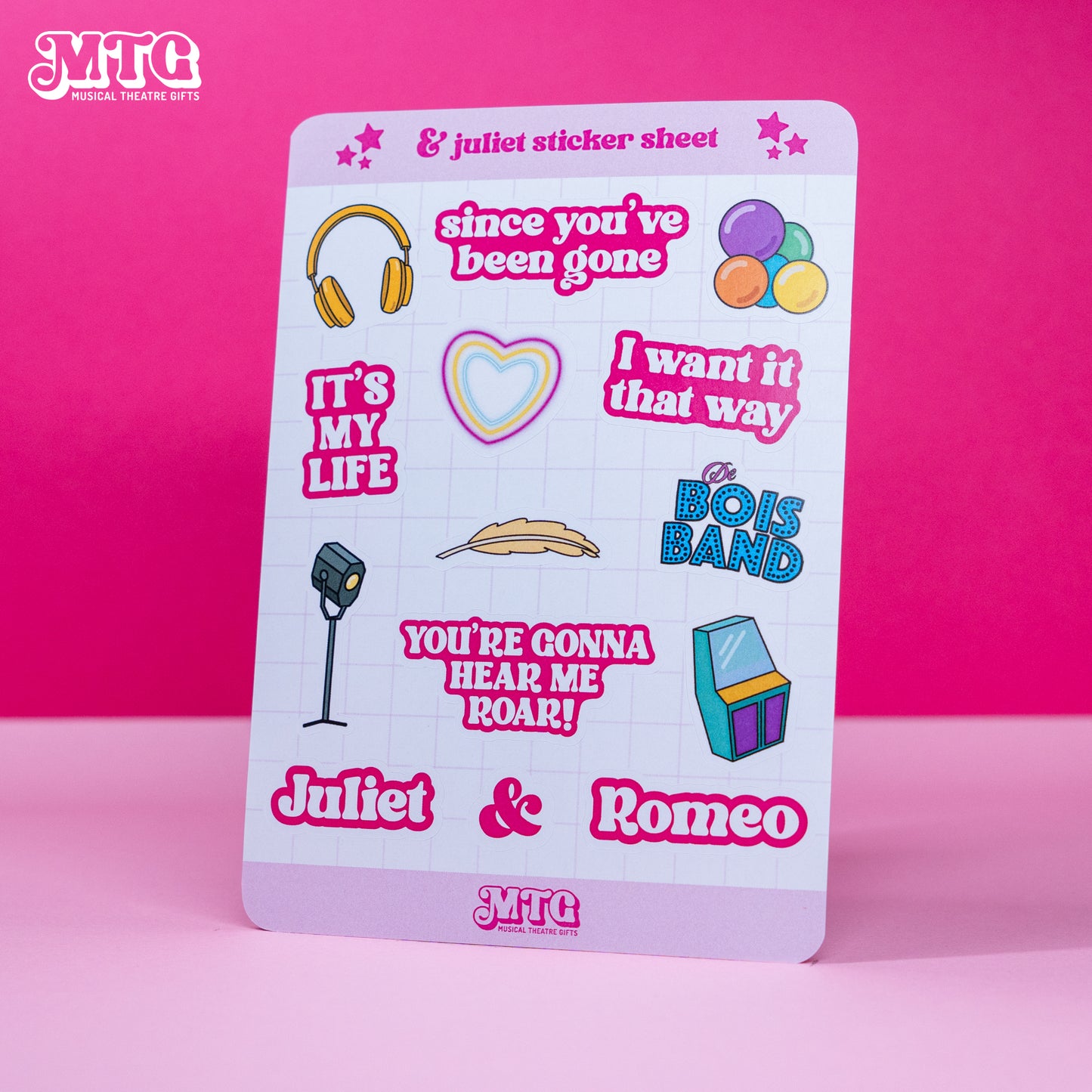 & Juliet the musical - Sticker sheet