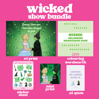 Wicked the Musical Theatre gift bundle