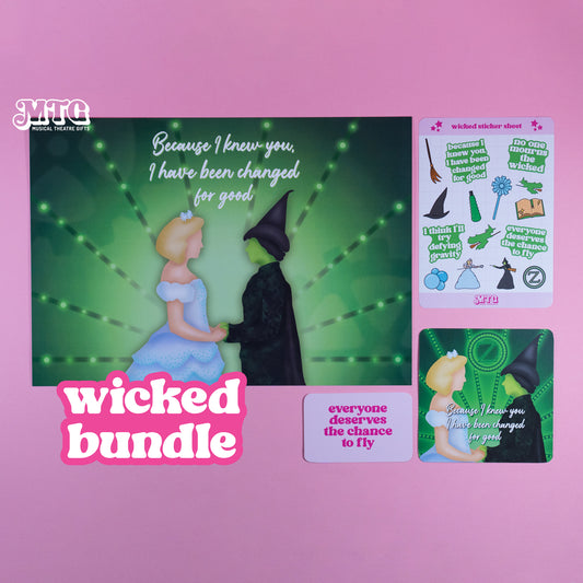 Wicked the Musical Theatre gift bundle