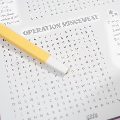 Musical Theatre Wordsearch Book – 50 Puzzles | A4 Wirebound Puzzle Book | Perfect Gift for Stagey Fans