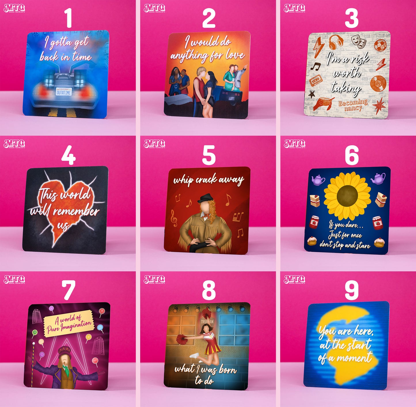 Mini Prints! - Musical theatre themed printed postcards |  FREE SHIPPING