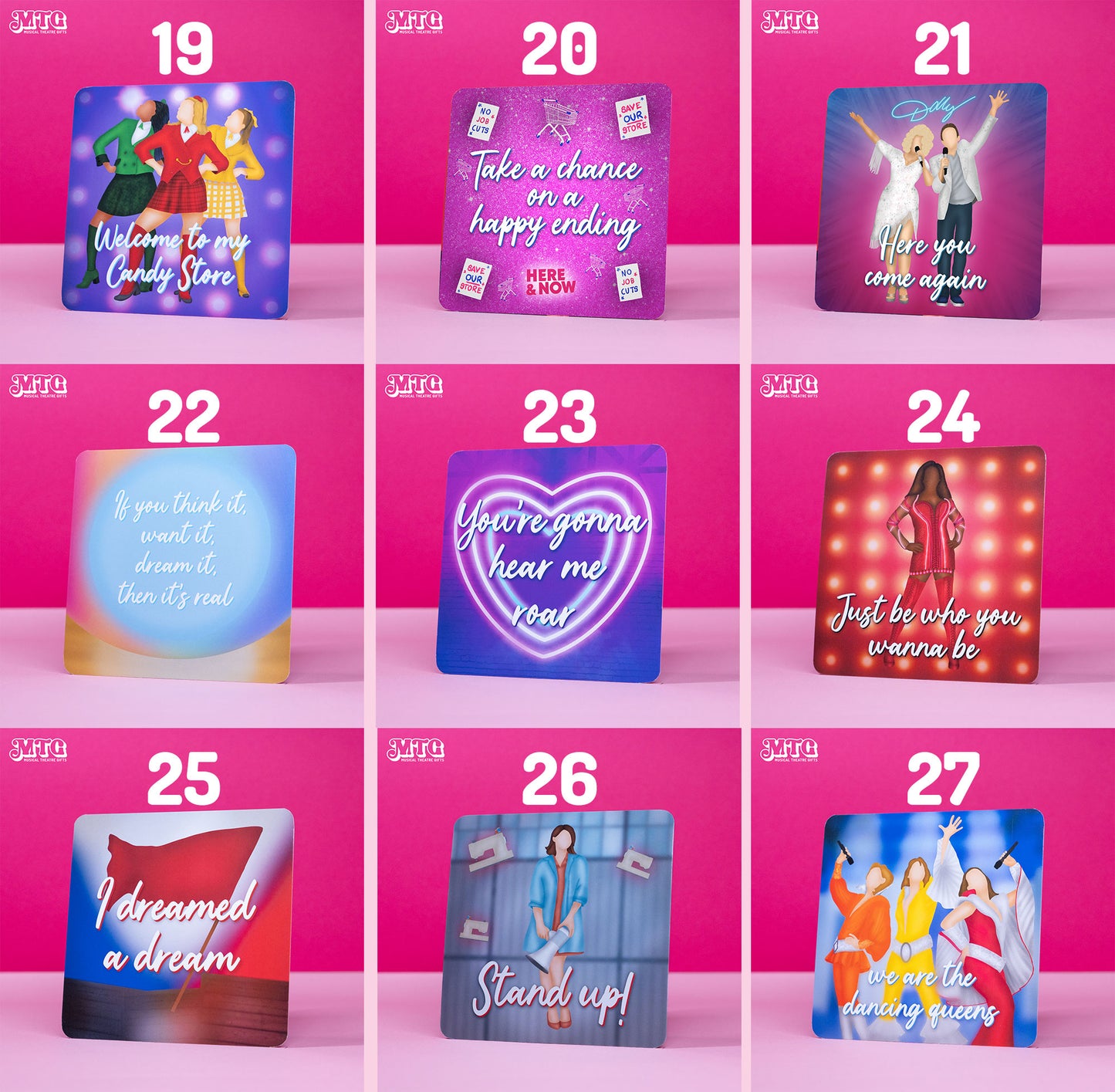 Mini Prints! - Musical theatre themed printed postcards |  FREE SHIPPING