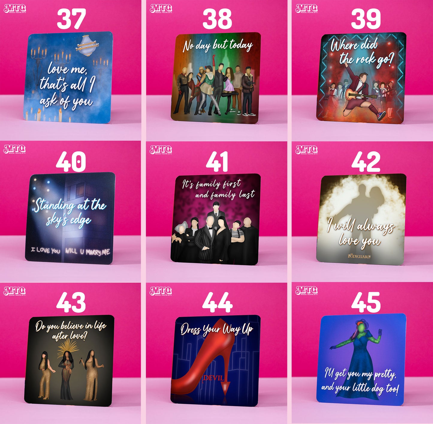 Mini Prints! - Musical theatre themed printed postcards |  FREE SHIPPING