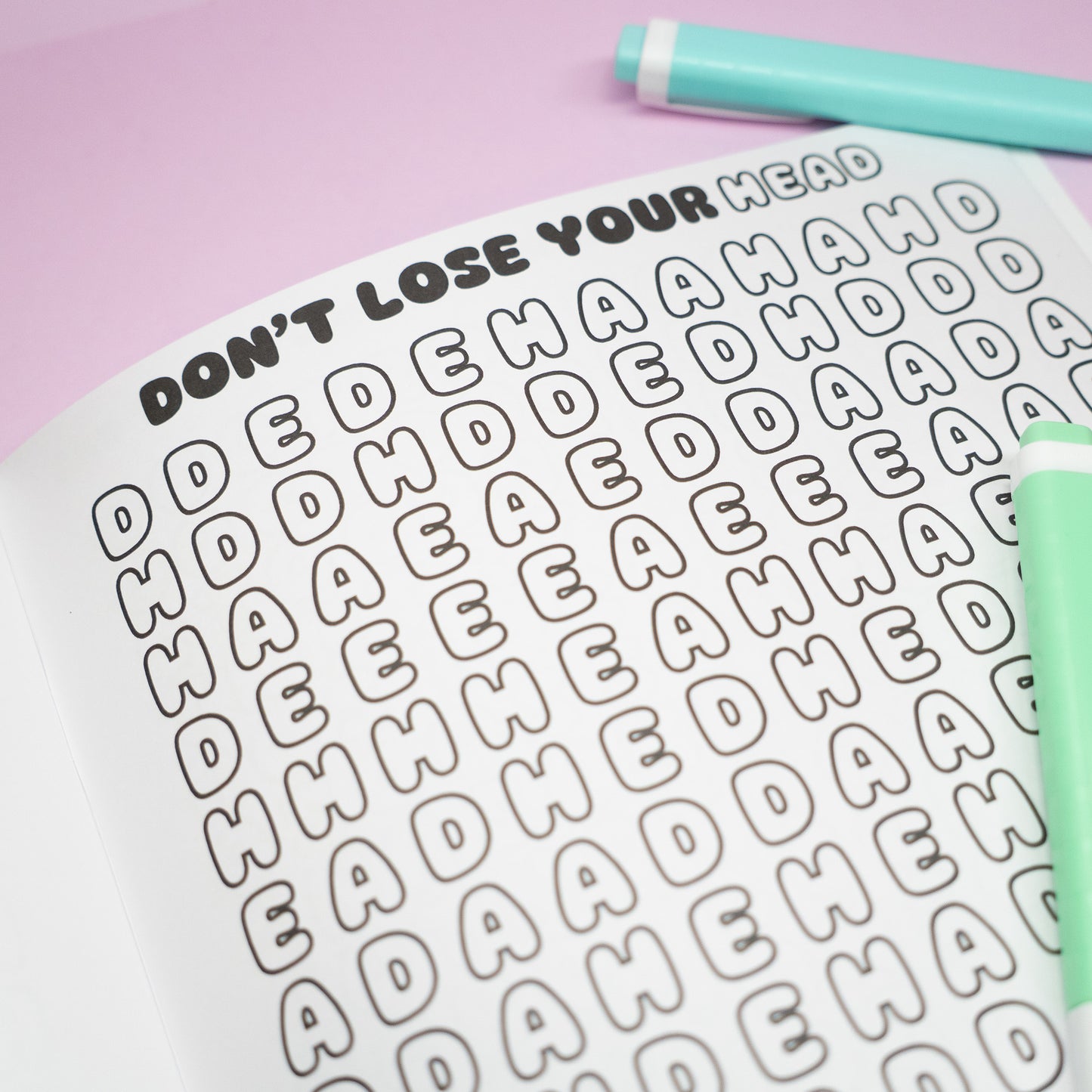 Six the musical colouring word search book 