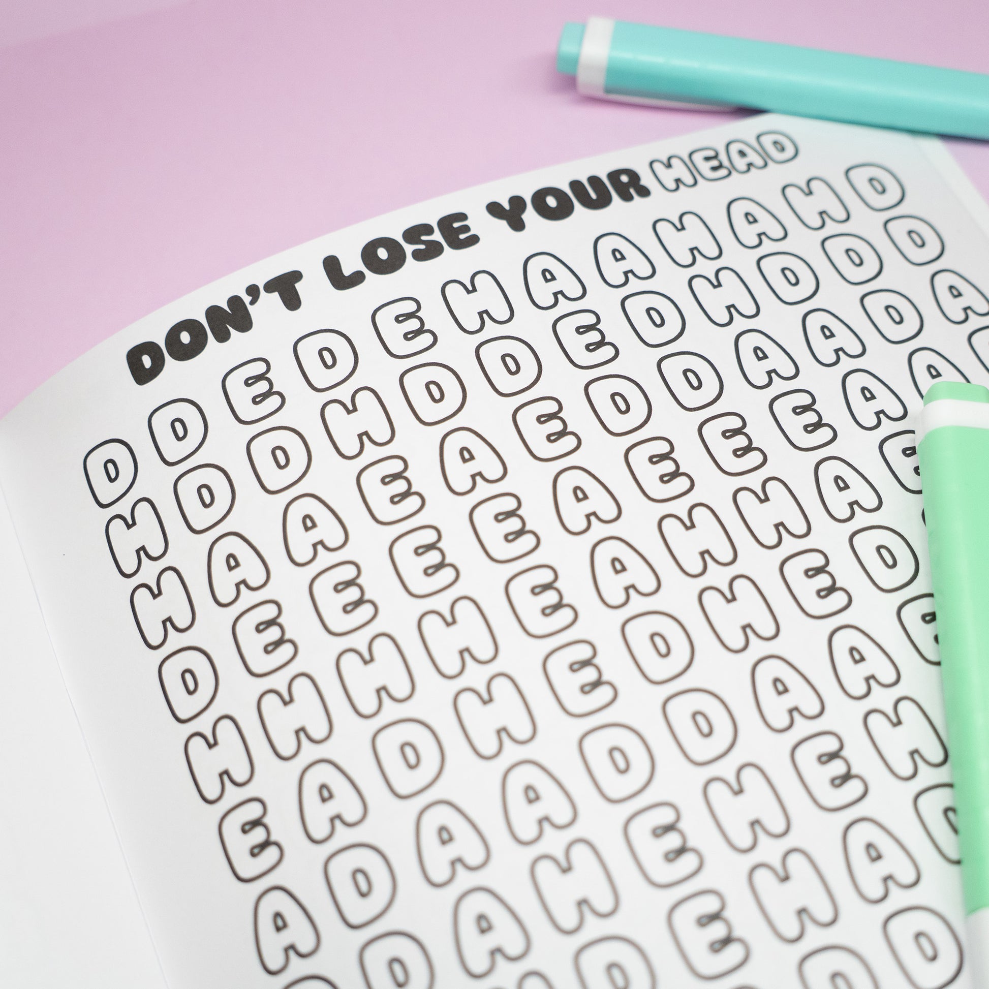 Six the musical colouring word search book 