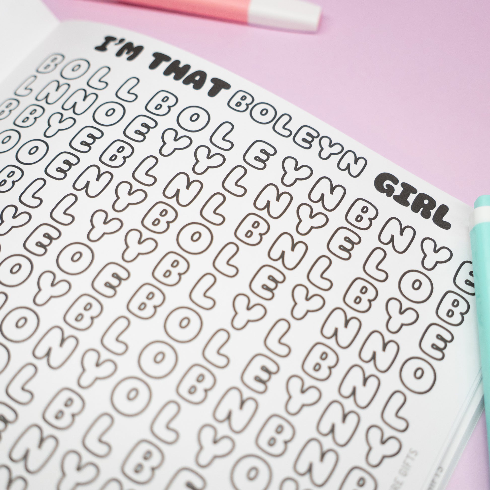 Six the musical colouring word search book 