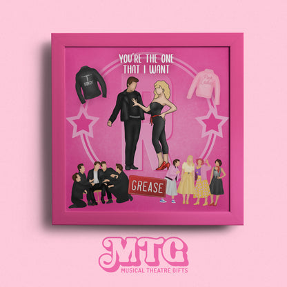 Grease - Musical Theatre Print Gift