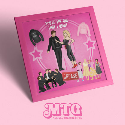 Grease - Musical Theatre Print Gift