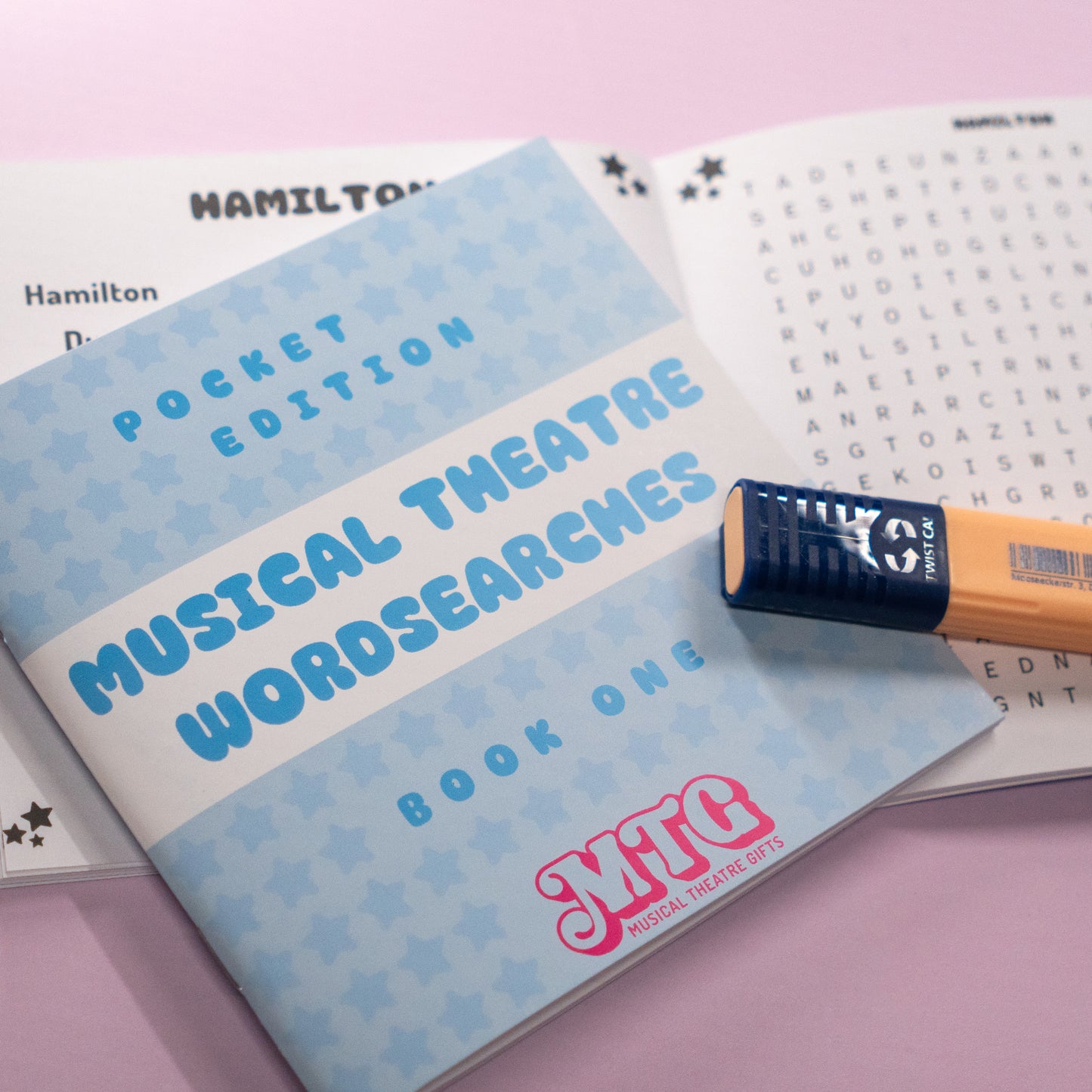 Musical Theatre Wordsearch Book | Travel Edition