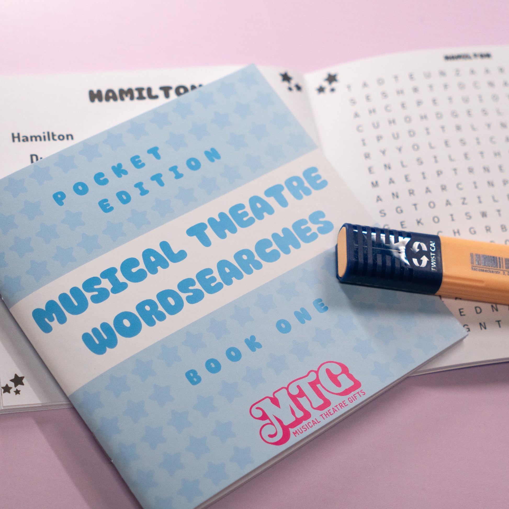 Musical Theatre Wordsearch Book | Travel Edition