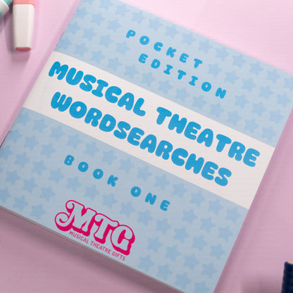 Musical Theatre Wordsearch Book | Travel Edition