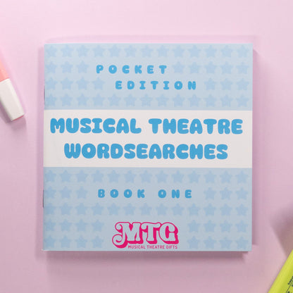 Musical Theatre Wordsearch Book | Travel Edition