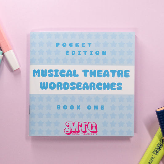 Musical Theatre Wordsearch Book | Travel Edition